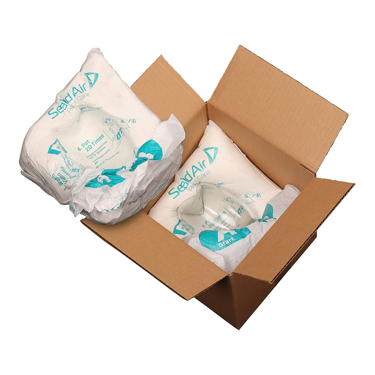 Sealed Air Instapak Quick RT #60 Heavy Duty Expandable Foam Bag, for 14x14x14 Box, Case of 104, Expandable Foam Packaging Bags for Shipping Boxes
