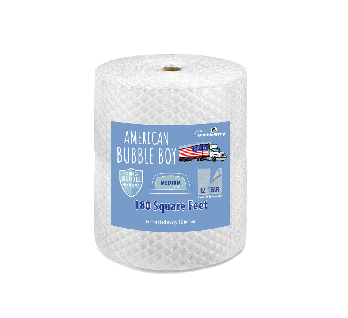 24 Medium (5/16) American Bubble Boy Bubble Wrap - 180 Square feet