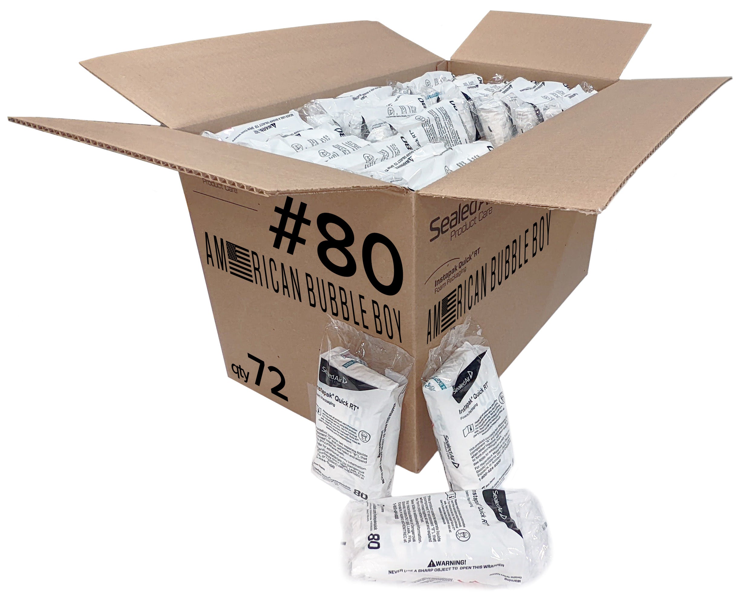 他の人はこちらも検索 Air Sealed 80 Instapak AmericanBubbleBoy – 緩衝材