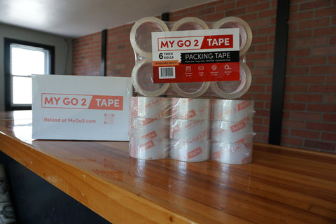 Same Day Local Pickup - My Go 2 Packing Tape, 24 Pack, 60 Yard, 2.3 MIL, Standard Width, Ultra Clear