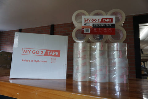 My Go 2 Packing Tape, 36 Pack, 110 Yard, 2.3 MIL, Standard Width, Ultra Clear