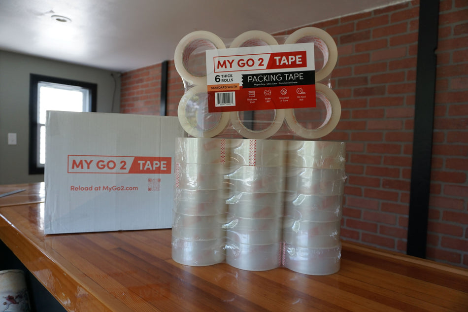 Same Day Local Pickup - My Go 2 Packing Tape, 36 Pack, 110 Yard, 2.0 MIL, Standard Width, Ultra Clear