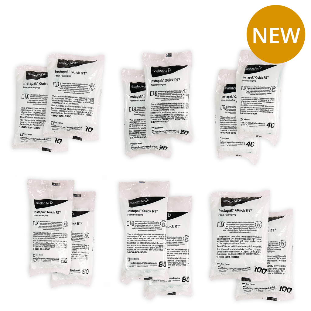 Variety Instapak Sample Pack – Includes 2 of each size:  #10, #20, #40, #60, #80, and #100