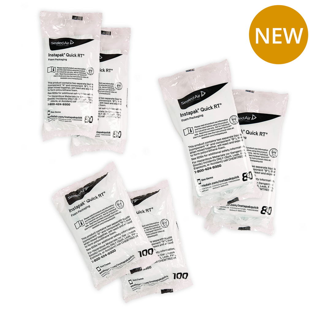 Large Instapak Sample Pack – Includes 2 of each size: #60, #80, and #100